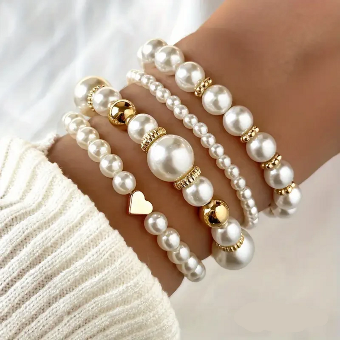 Elegance Perle Armbåndssæt