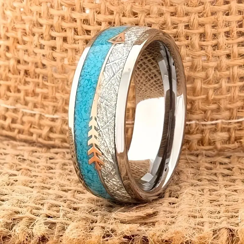 Vintage Emaille Sølvring