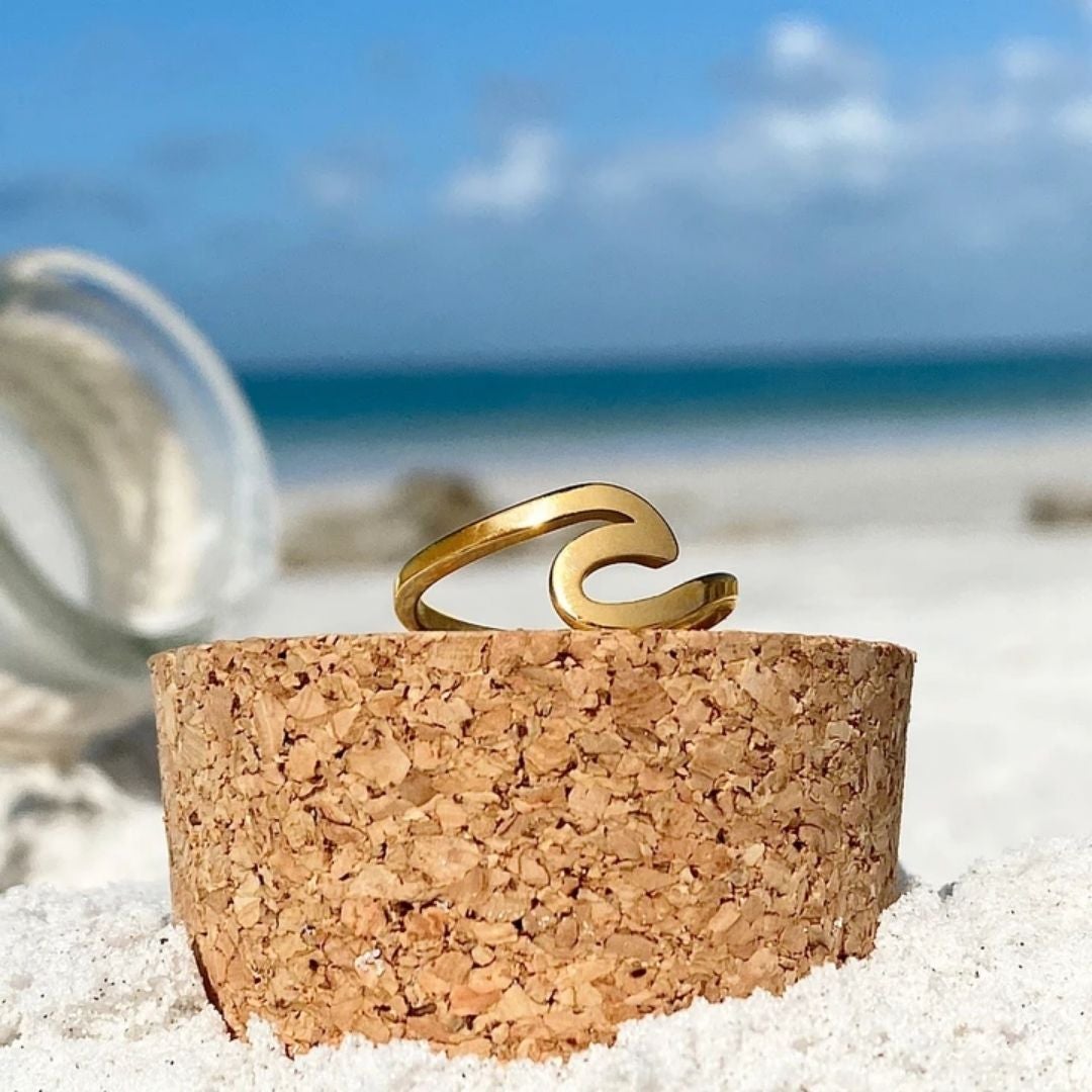 Gyldne Havbølge Ring