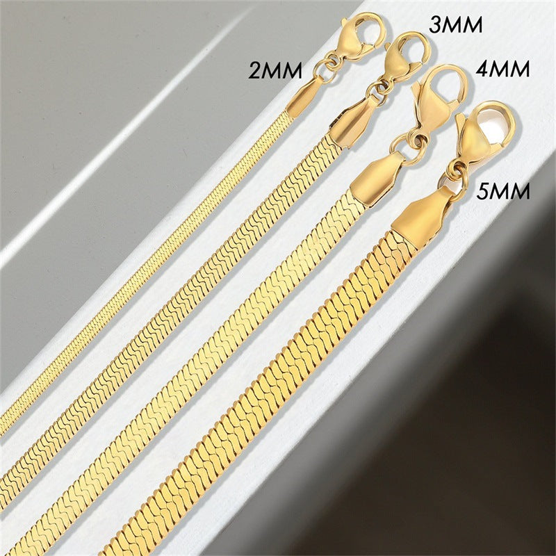 Vida Guld Herringbone armbånd