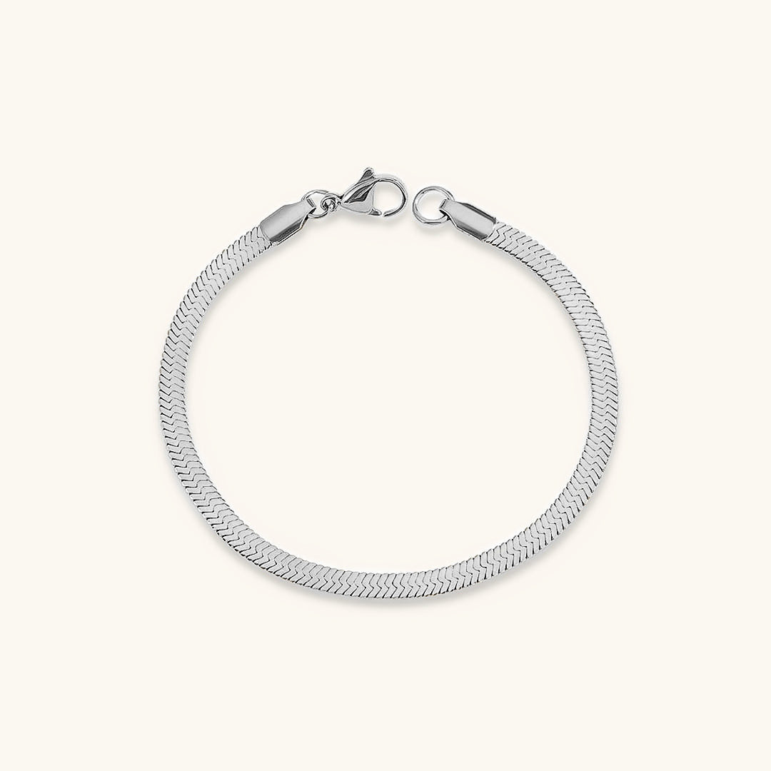 Vida Guld Herringbone armbånd