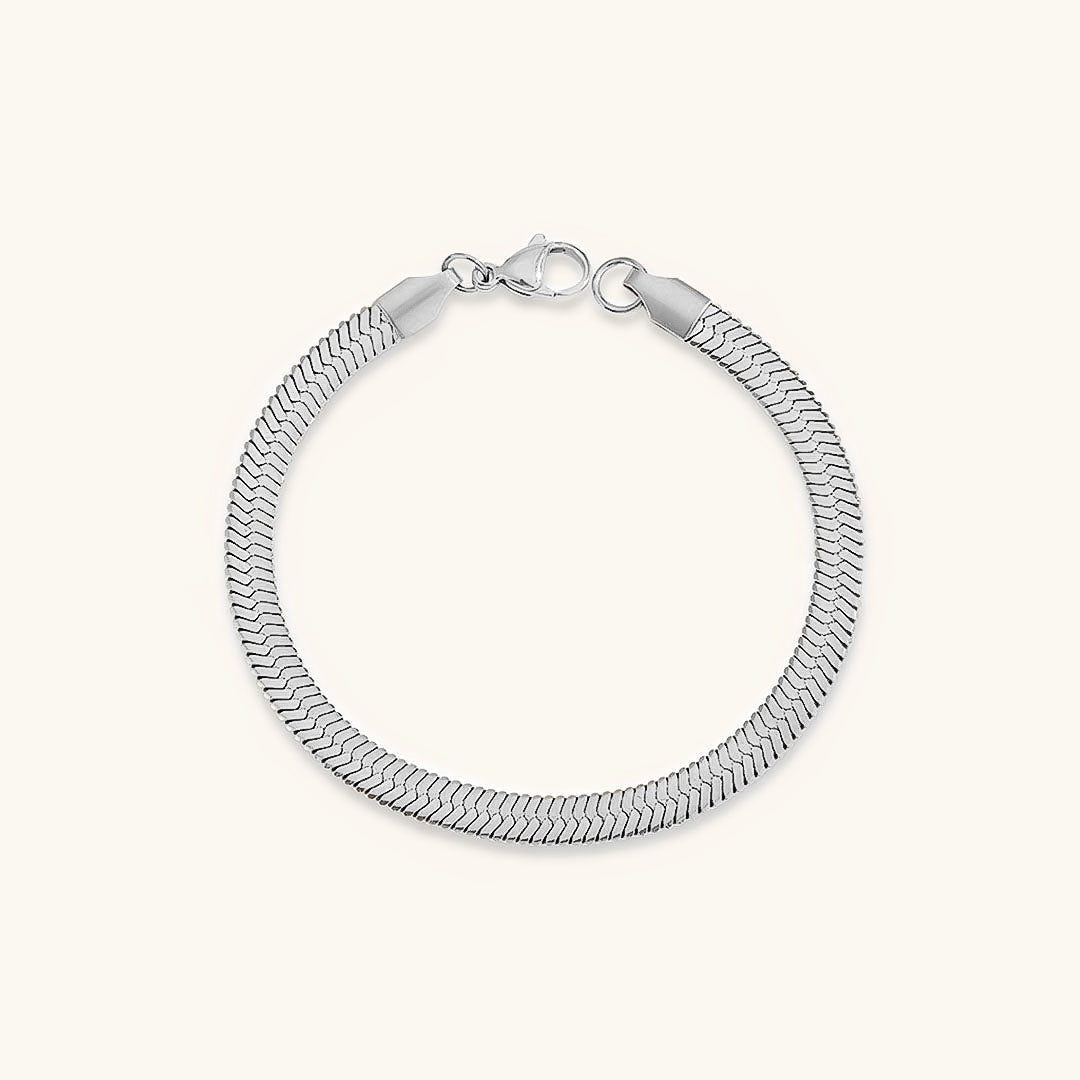 Vida Guld Herringbone armbånd