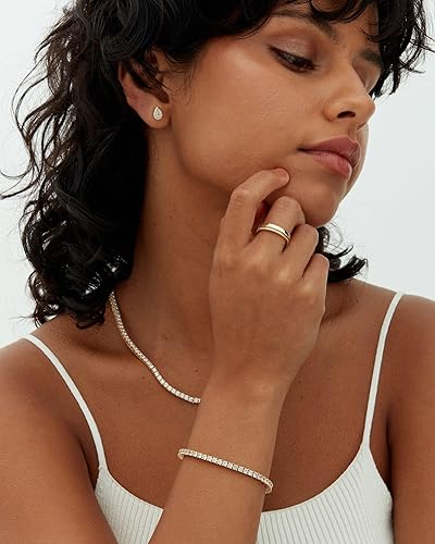 Moissanite tennisarmbånd
