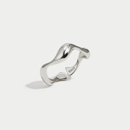 Bølger - Minimalistisk Ring