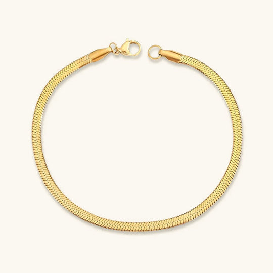 Vida Guld Herringbone armbånd