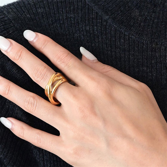 Delikat forstyrrelse lagdelt ring