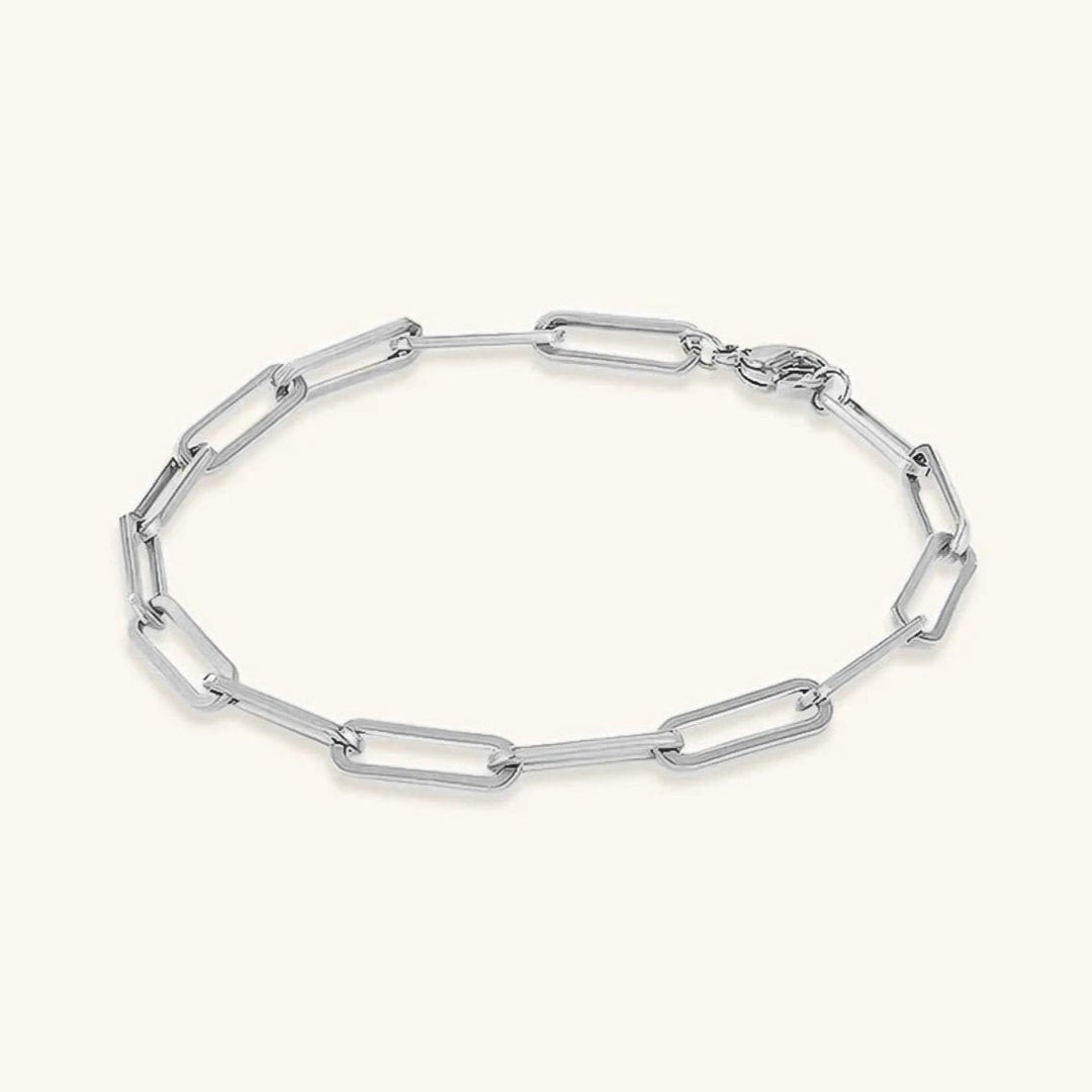 Eloise guld papirclips armbånd