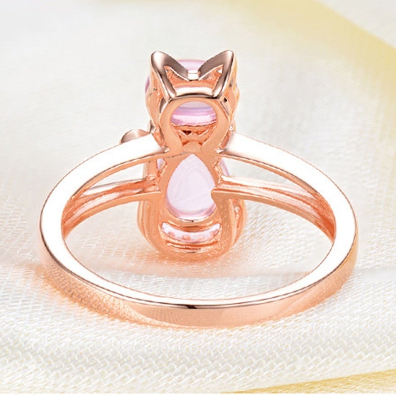 Kattenring i Roséguld