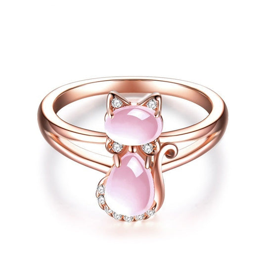 Kattenring i Roséguld