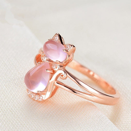 Kattenring i Roséguld