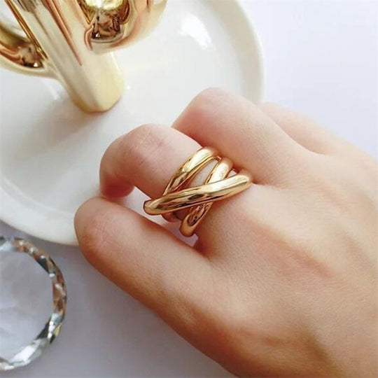 Delikat forstyrrelse lagdelt ring