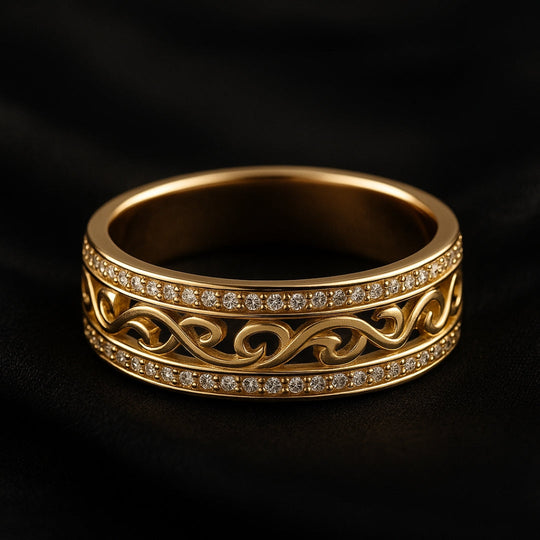 Heller Goldhohlring