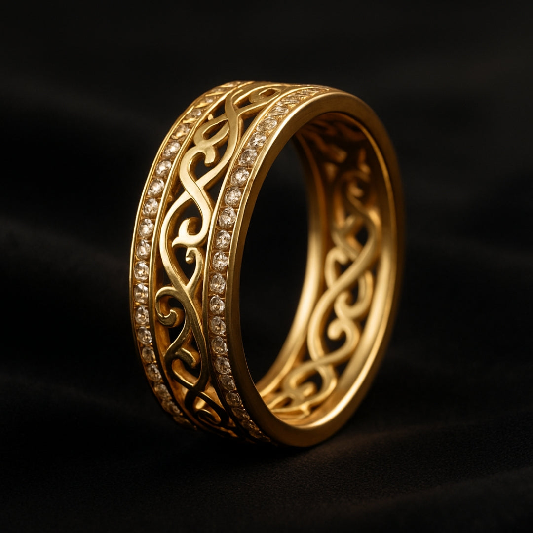 Heller Goldhohlring