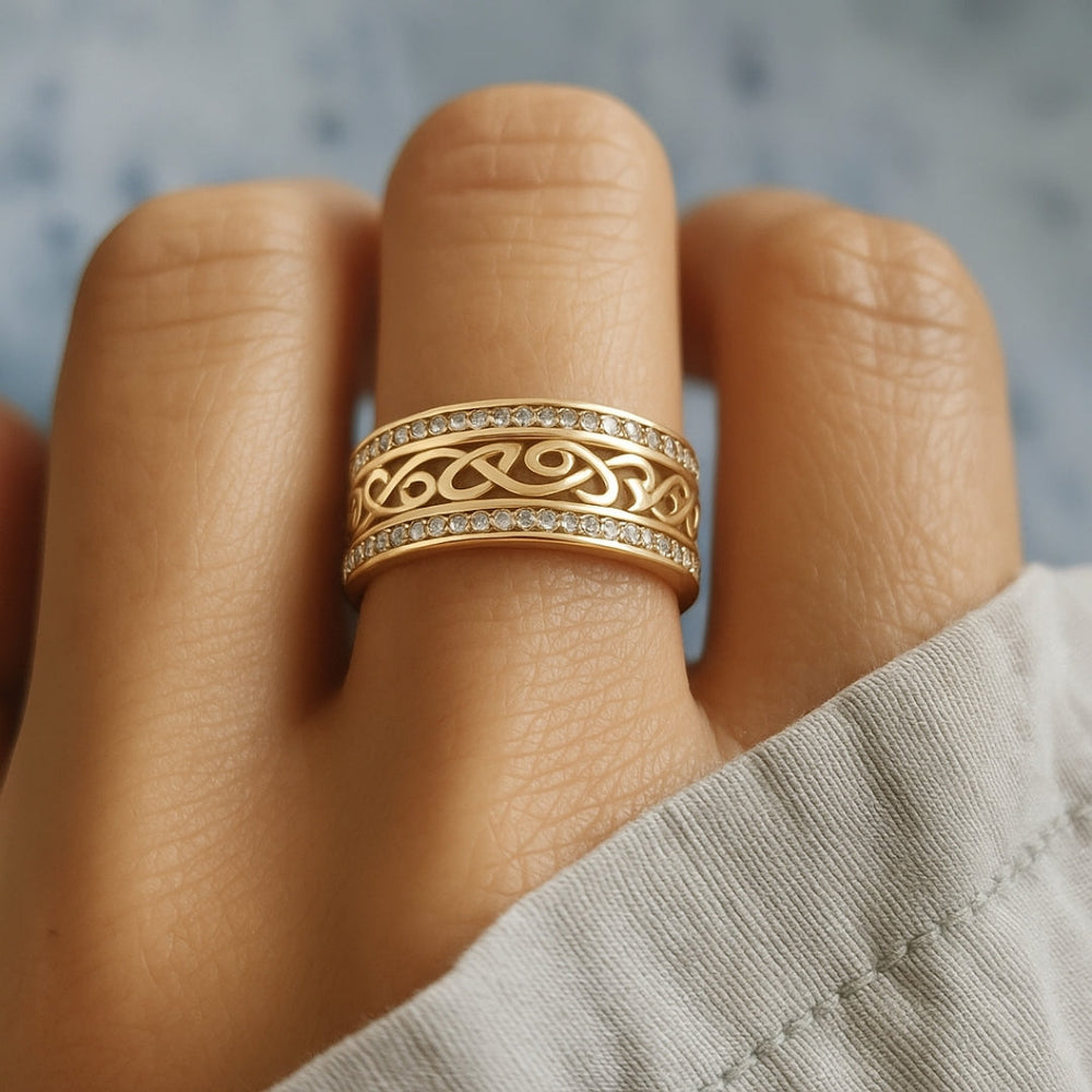 Heller Goldhohlring
