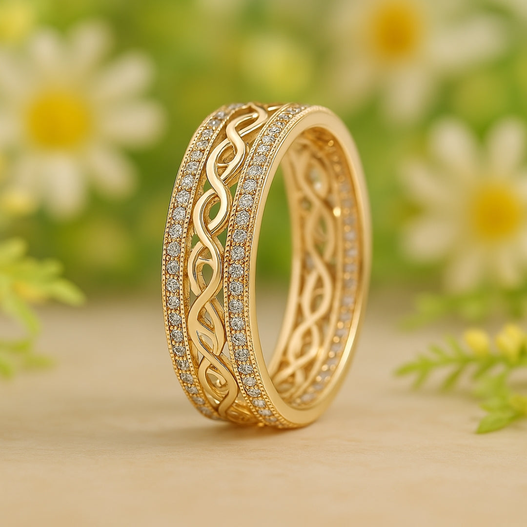 Heller Goldhohlring