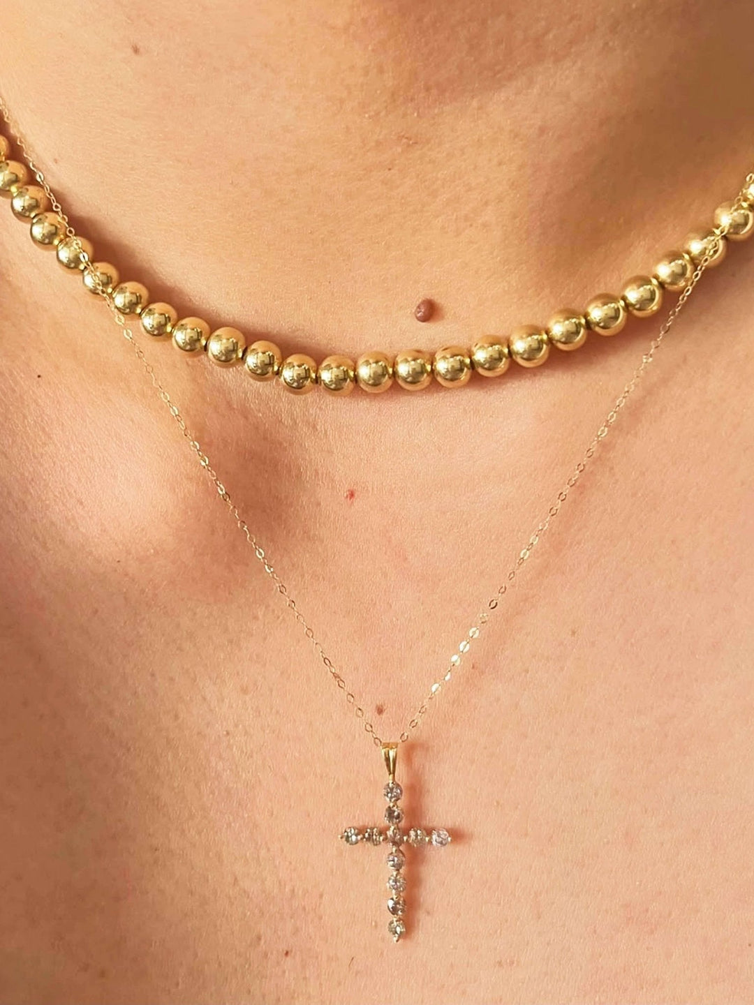 Ariadne Zirconia kors halskæde