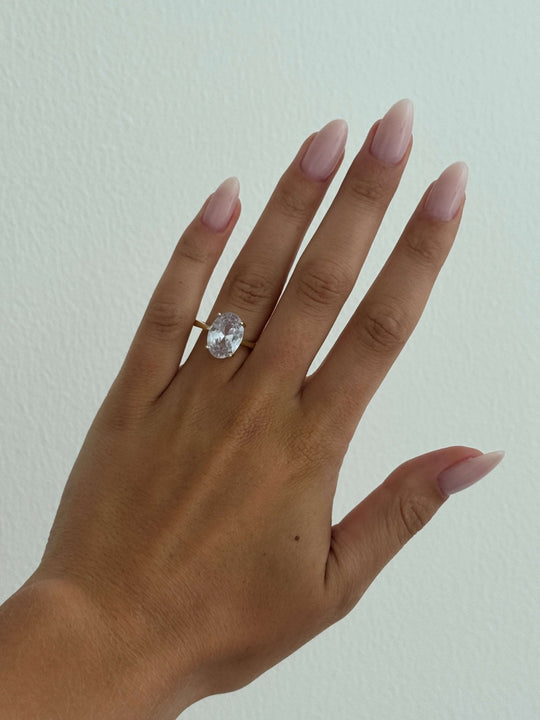 Avianna owal zirkonia ring