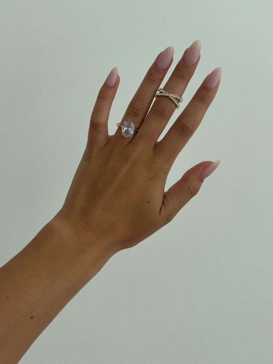 Avianna owal zirkonia ring